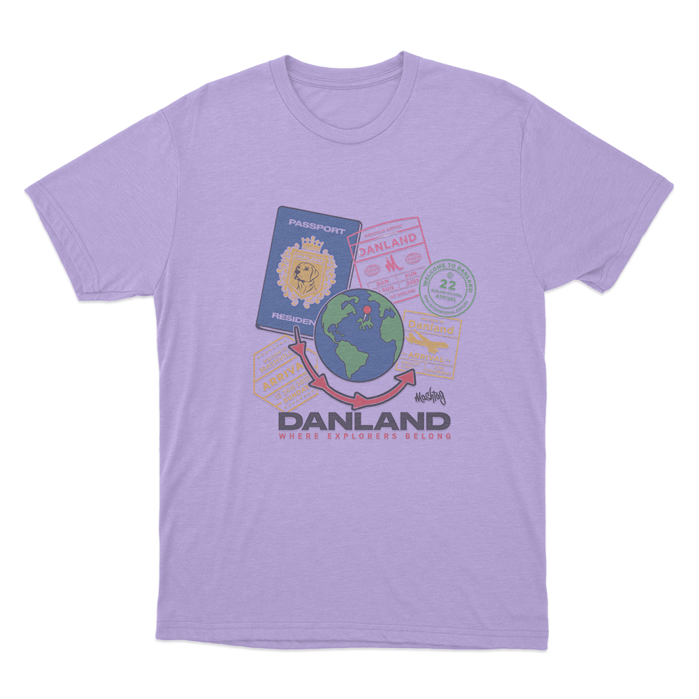 Danland World Unisex T Shirt Purple Danland World Unisex T Shirt Purple