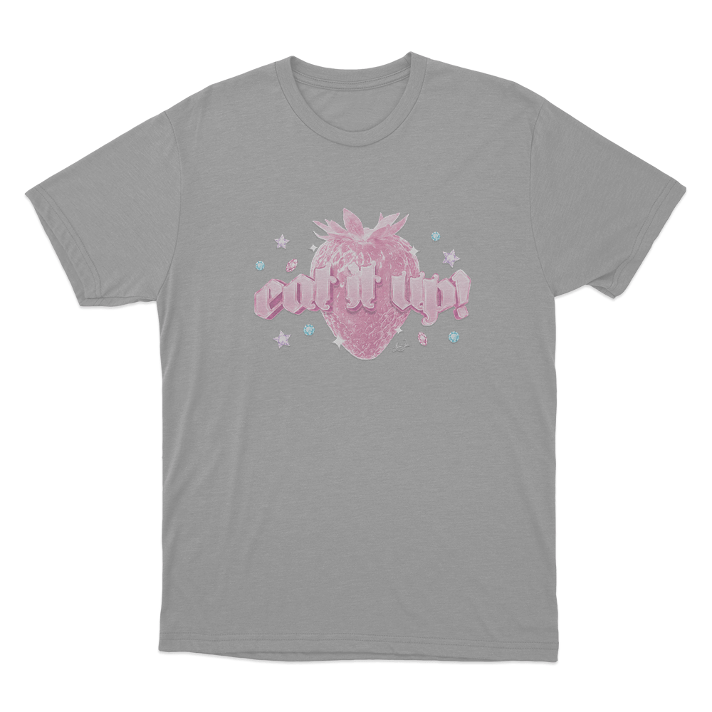 Eat It Up Unisex T Shirt Grey Eat It Up Unisex T Shirt Grey