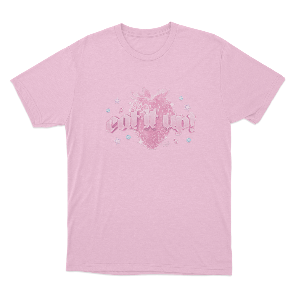 Eat It Up Unisex T Shirt Pink Eat It Up Unisex T Shirt Pink