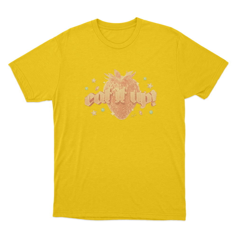 Eat It Up Unisex T Shirt Yellow Eat It Up Unisex T Shirt Yellow