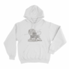 FF Lion Unisex Hoodie White