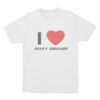 I Love Roxy Dekker Unisex T Shirt White