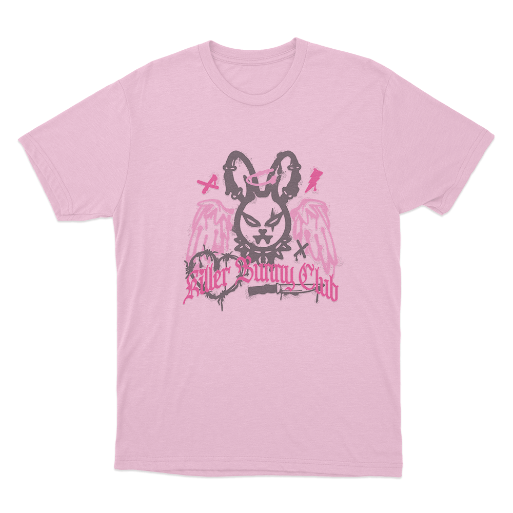 Killer Bunny Unisex T Shirt Pink Killer Bunny Unisex T Shirt Pink