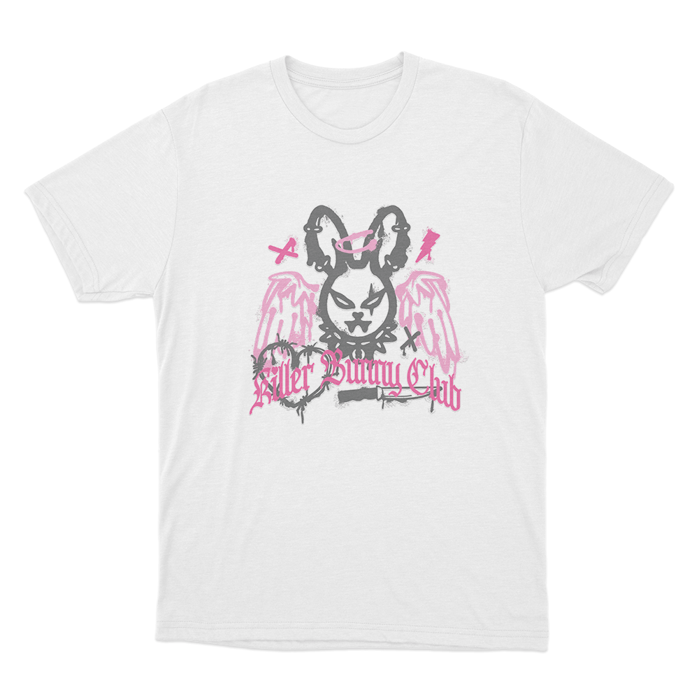 Killer Bunny Unisex T Shirt White Killer Bunny Unisex T Shirt White