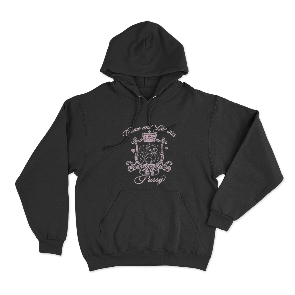 Kitty Unisex Hoodie Black Kitty Unisex Hoodie Black