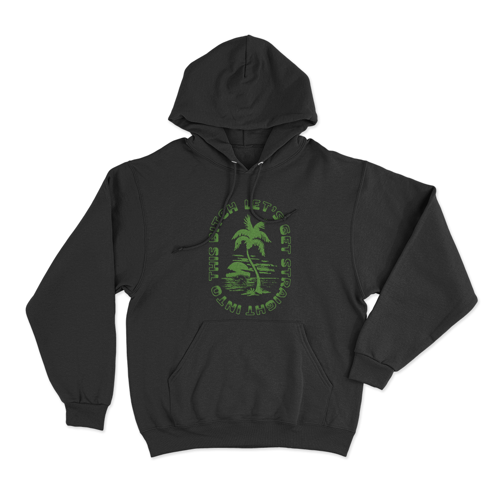 Let's Get Straight Unisex Hoodie Black Lets Get Straight Unisex Hoodie Black