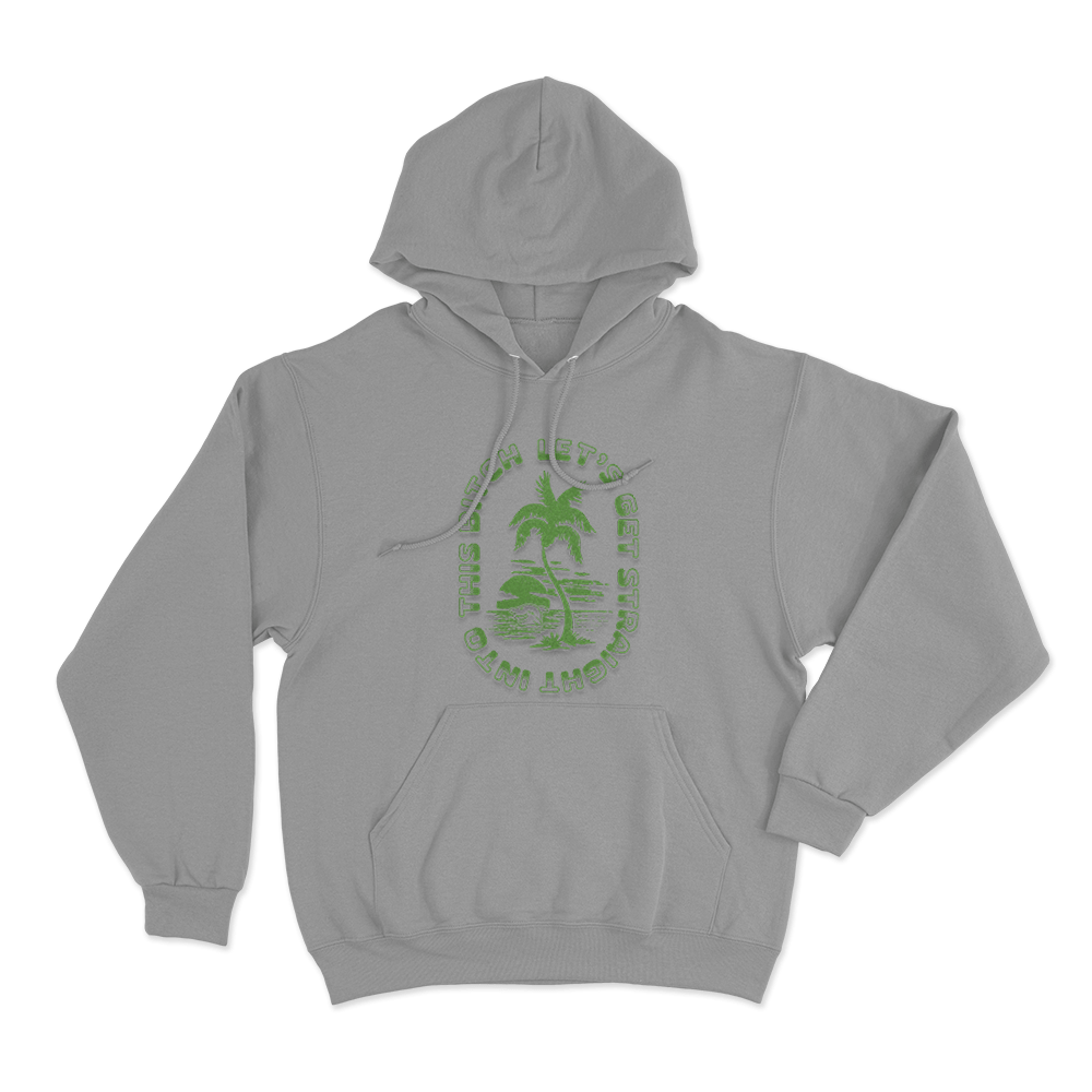Let's Get Straight Unisex Hoodie Grey Lets Get Straight Unisex Hoodie Grey