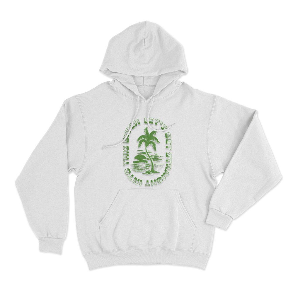 Let's Get Straight Unisex Hoodie White Lets Get Straight Unisex Hoodie White