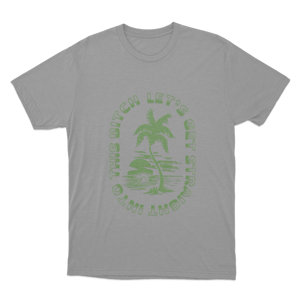 Let's Get Straight Unisex T Shirt Grey Lets Get Straight Unisex T Shirt Grey