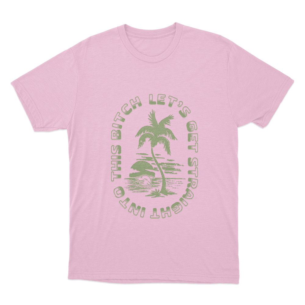 Let's Get Straight Unisex T Shirt Pink Lets Get Straight Unisex T Shirt Pink