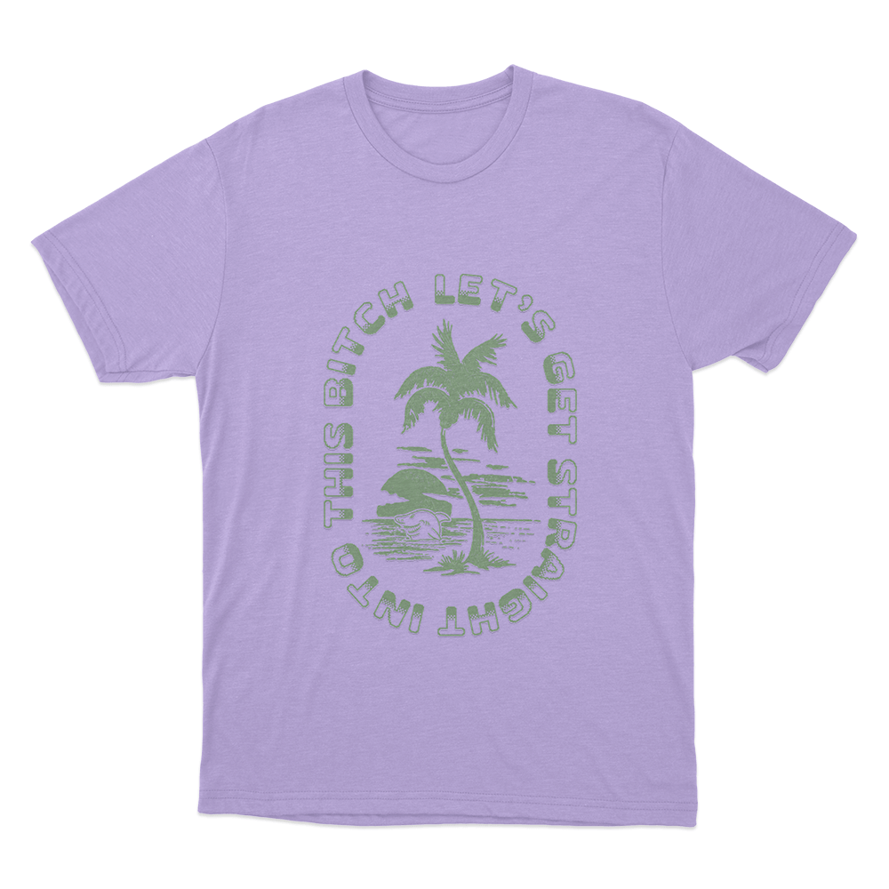 Let's Get Straight Unisex T Shirt Purple Lets Get Straight Unisex T Shirt Purple