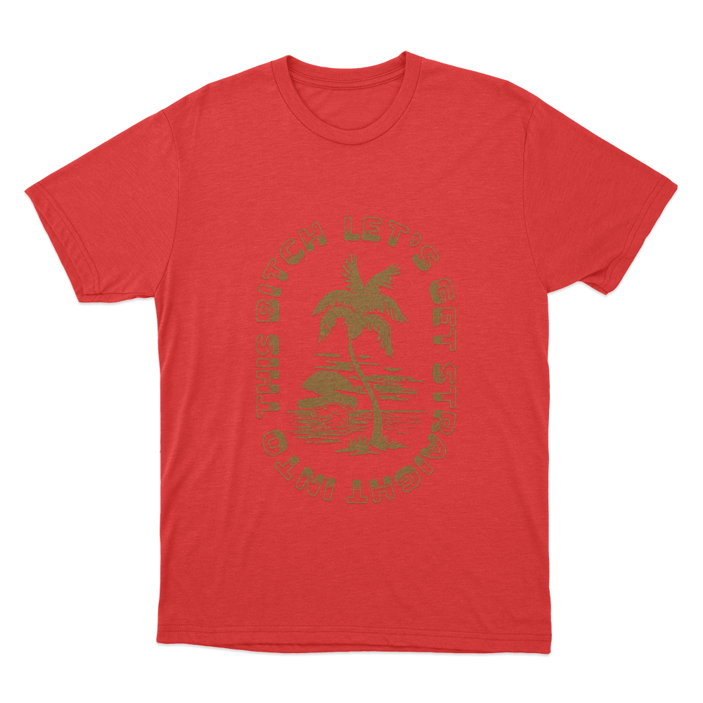 Let's Get Straight Unisex T Shirt Red Lets Get Straight Unisex T Shirt Red