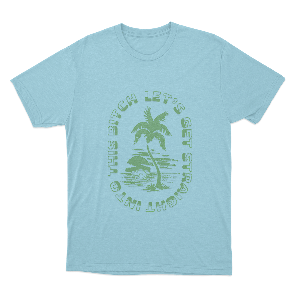 Let's Get Straight Unisex T Shirt Sky Blue Lets Get Straight Unisex T Shirt Sky Blue