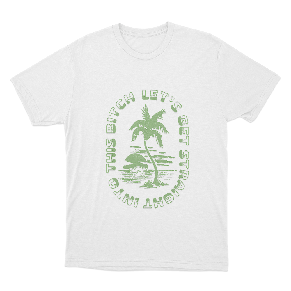 Let's Get Straight Unisex T Shirt White Lets Get Straight Unisex T Shirt White