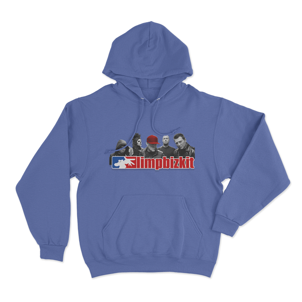 Limp Bizkit Band Members Unisex Hoodie Blue Limp Bizkit Band Members Unisex Hoodie Blue