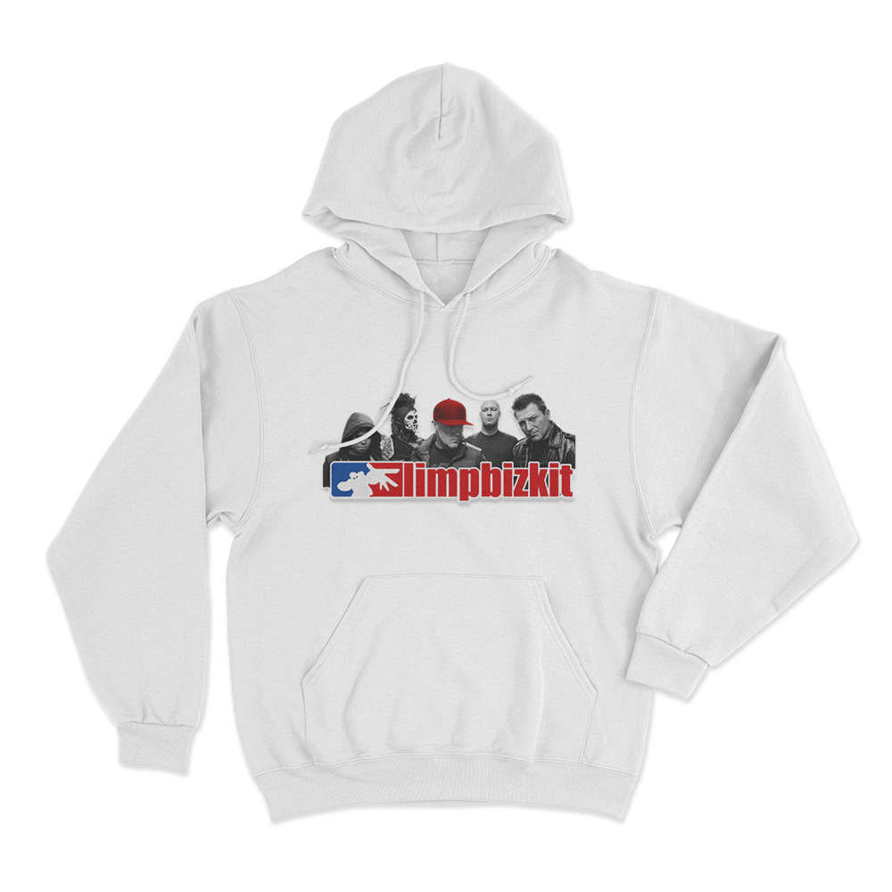 Limp Bizkit Band Members Unisex Hoodie White Limp Bizkit Band Members Unisex Hoodie White