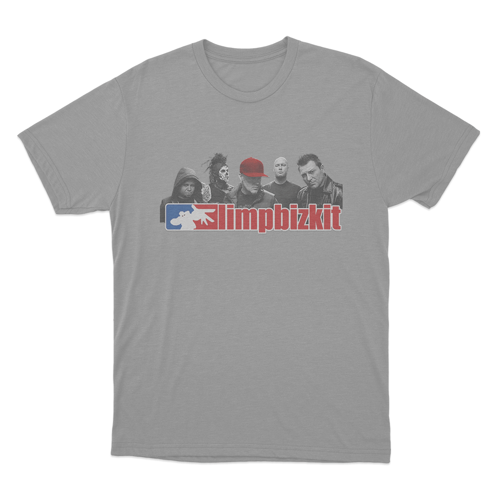 Limp Bizkit Band Members Unisex T Shirt Grey Limp Bizkit Band Members Unisex T Shirt Grey
