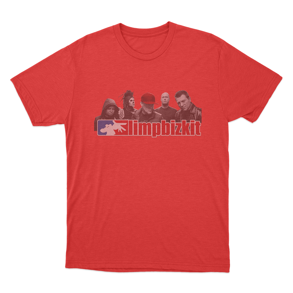 Limp Bizkit Band Members Unisex T Shirt Red Limp Bizkit Band Members Unisex T Shirt Red