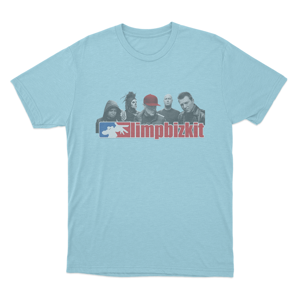 Limp Bizkit Band Members Unisex T Shirt Sky Blue Limp Bizkit Band Members Unisex T Shirt Sky Blue