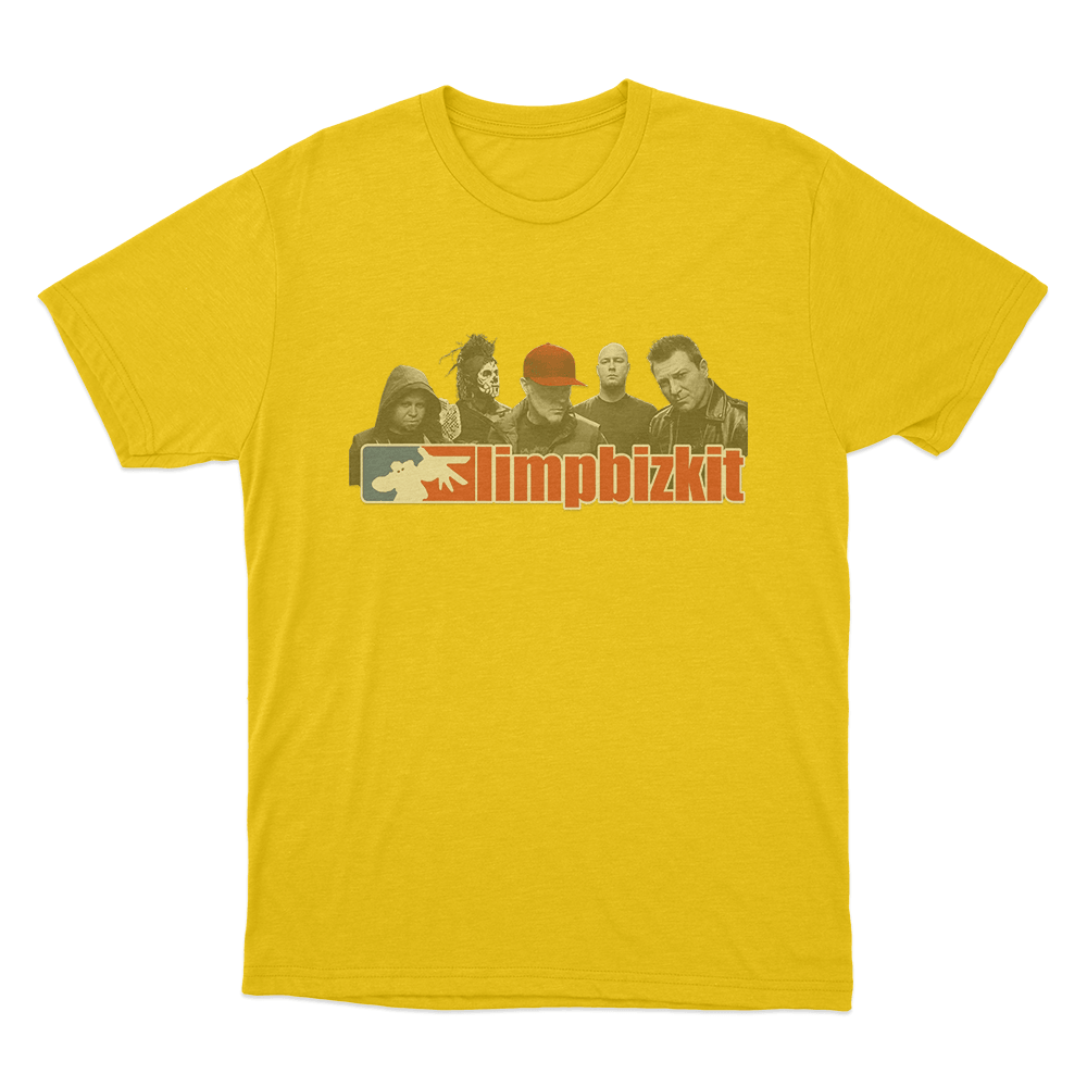 Limp Bizkit Band Members Unisex T Shirt Yellow Limp Bizkit Band Members Unisex T Shirt Yellow
