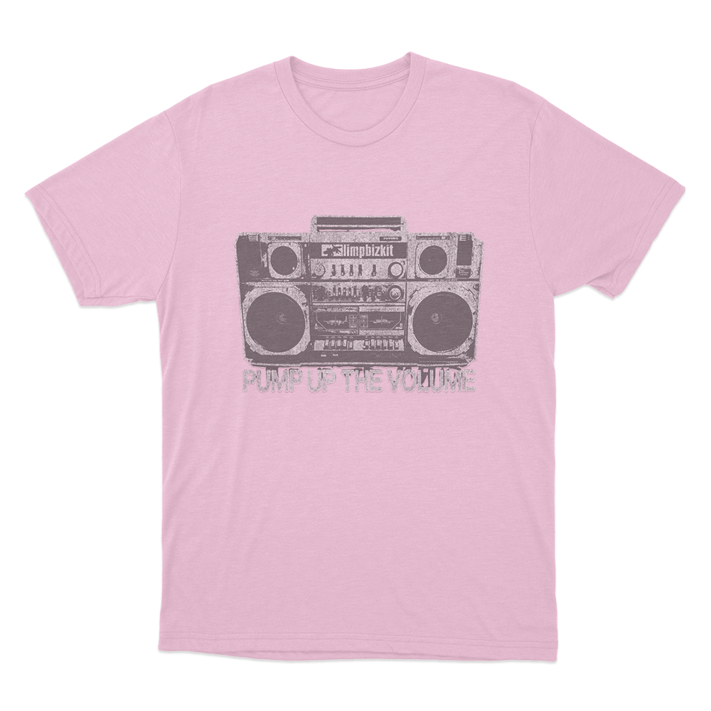 Limp Bizkit Boombox Unisex T Shirt Pink Limp Bizkit Boombox Unisex T Shirt Pink