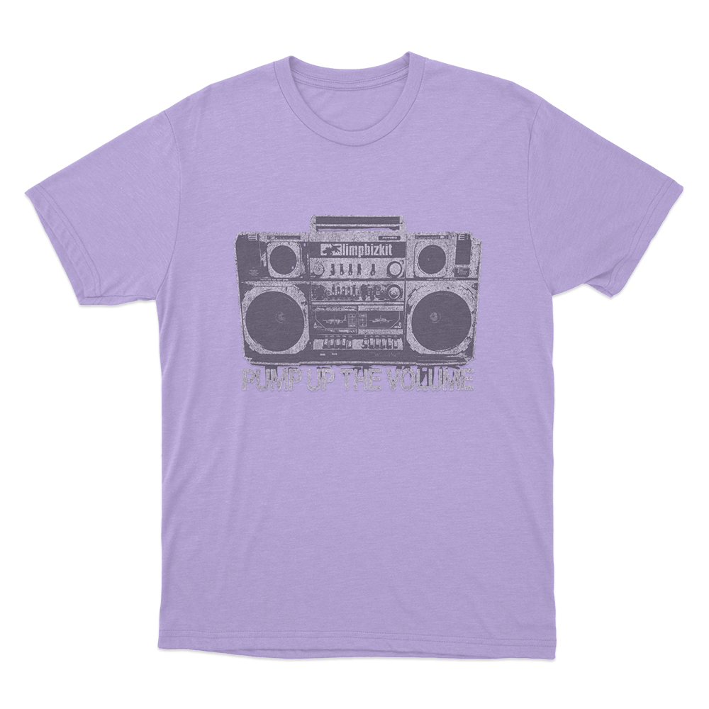 Limp Bizkit Boombox Unisex T Shirt Purple Limp Bizkit Boombox Unisex T Shirt Purple