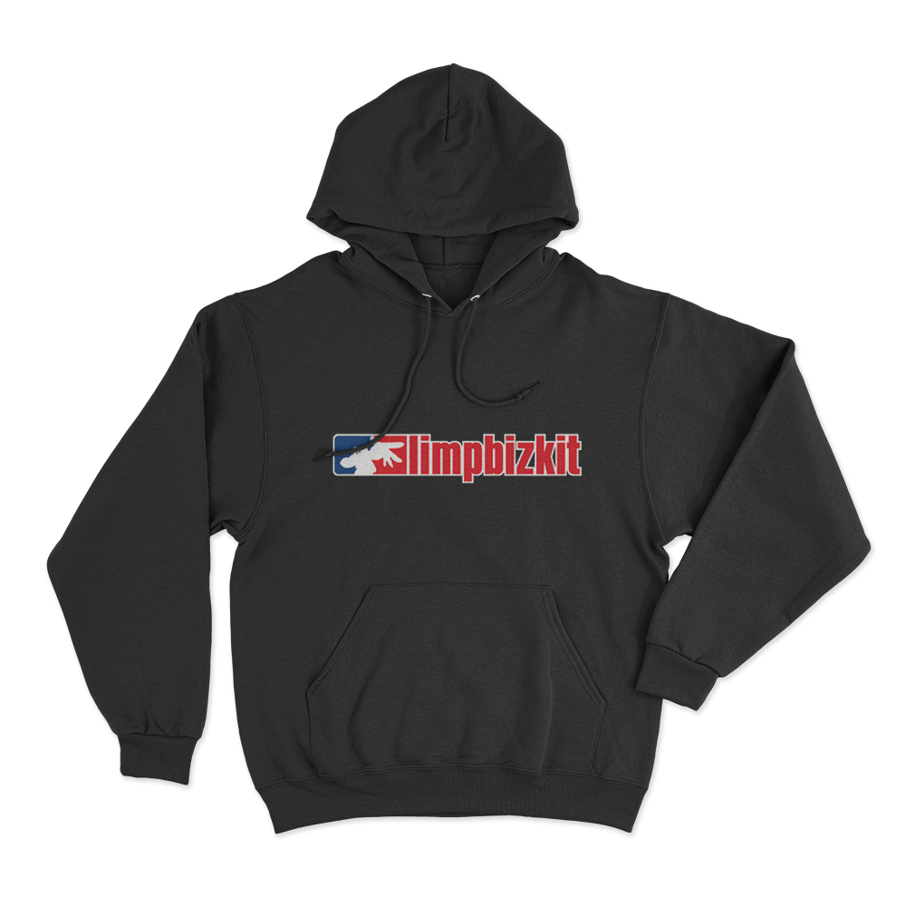 Limp Bizkit Essential Logo Unisex Hoodie Black Limp Bizkit Essential Logo Unisex Hoodie Black