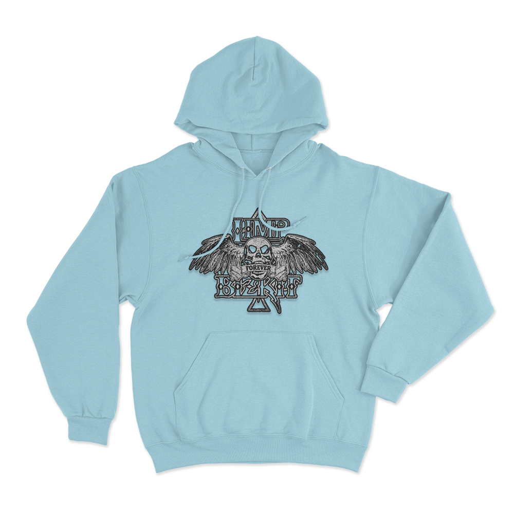 Limp Bizkit Forever Unisex Hoodie Sky Blue Limp Bizkit Forever Unisex Hoodie Sky Blue