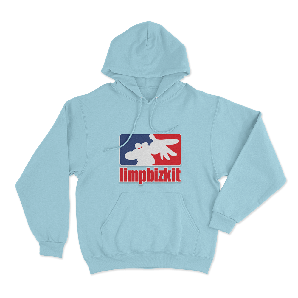 Limp Bizkit Logo Unisex Hoodie Sky Blue Limp Bizkit Logo Unisex Hoodie Sky Blue
