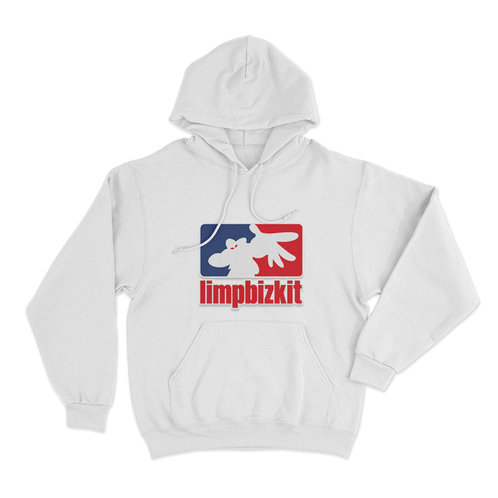 Limp Bizkit Logo Unisex Hoodie White Limp Bizkit Logo Unisex Hoodie White