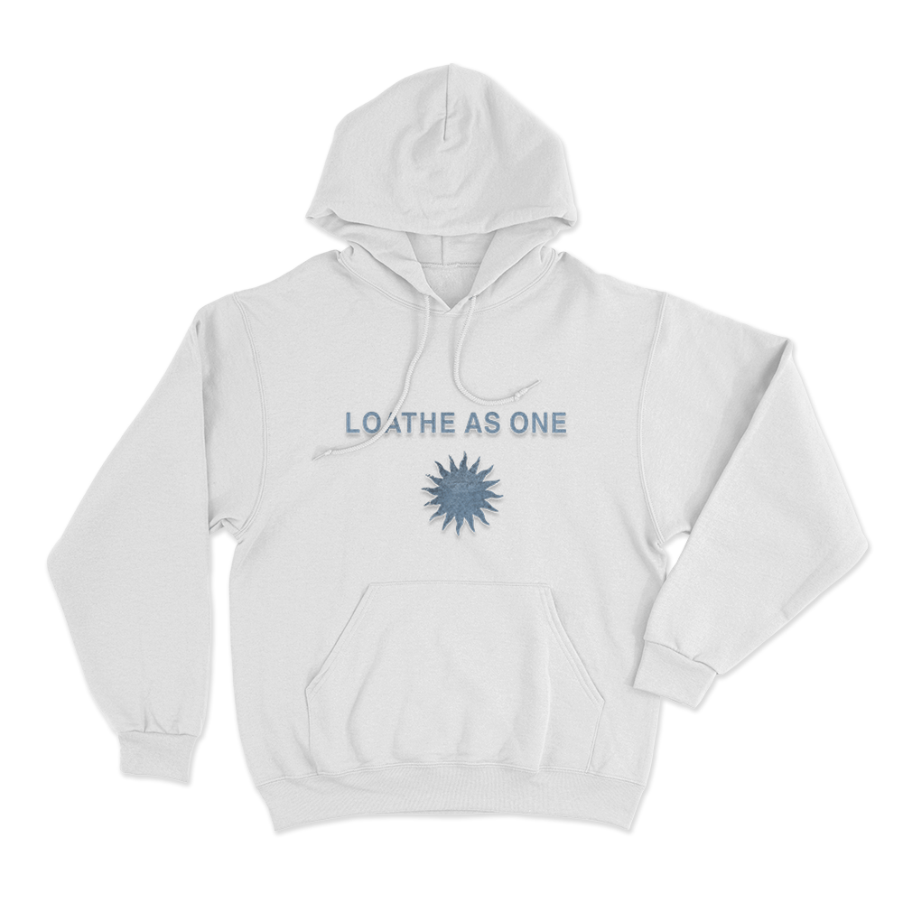 Loathe As One Sun Unisex Hoodie White Loathe As One Sun Unisex Hoodie White