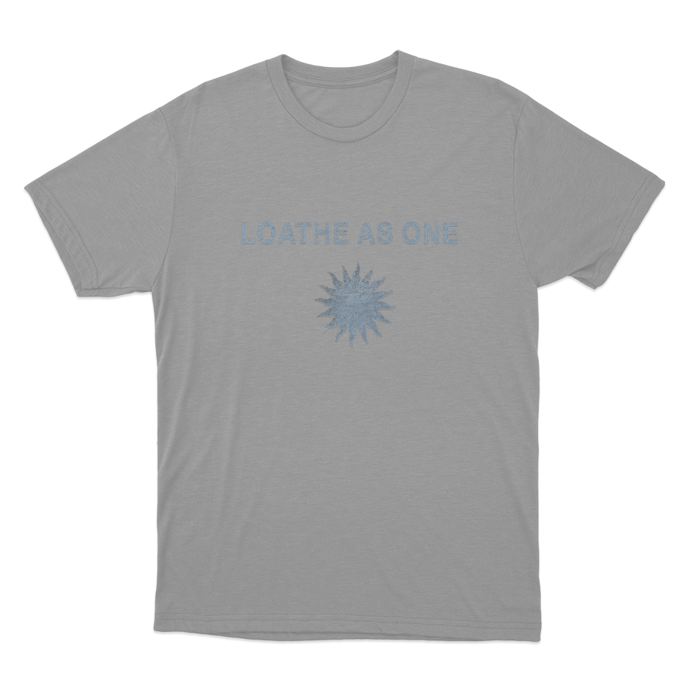 Loathe As One Sun Unisex T Shirt Grey Loathe As One Sun Unisex T Shirt Grey