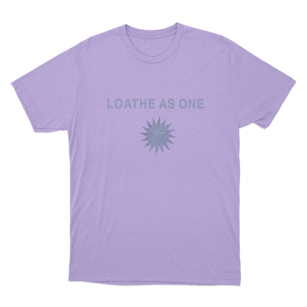 Loathe As One Sun Unisex T Shirt Purple Loathe As One Sun Unisex T Shirt Purple