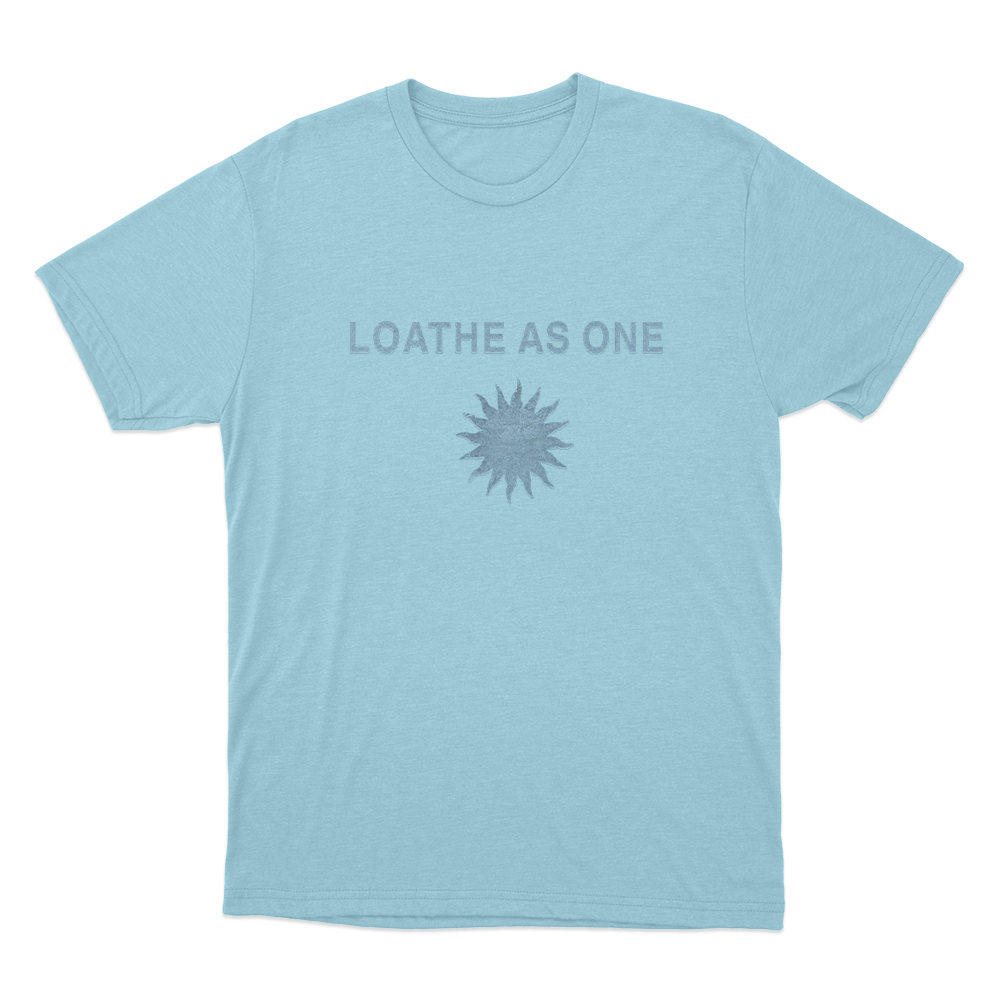 Loathe As One Sun Unisex T Shirt Sky Blue Loathe As One Sun Unisex T Shirt Sky Blue