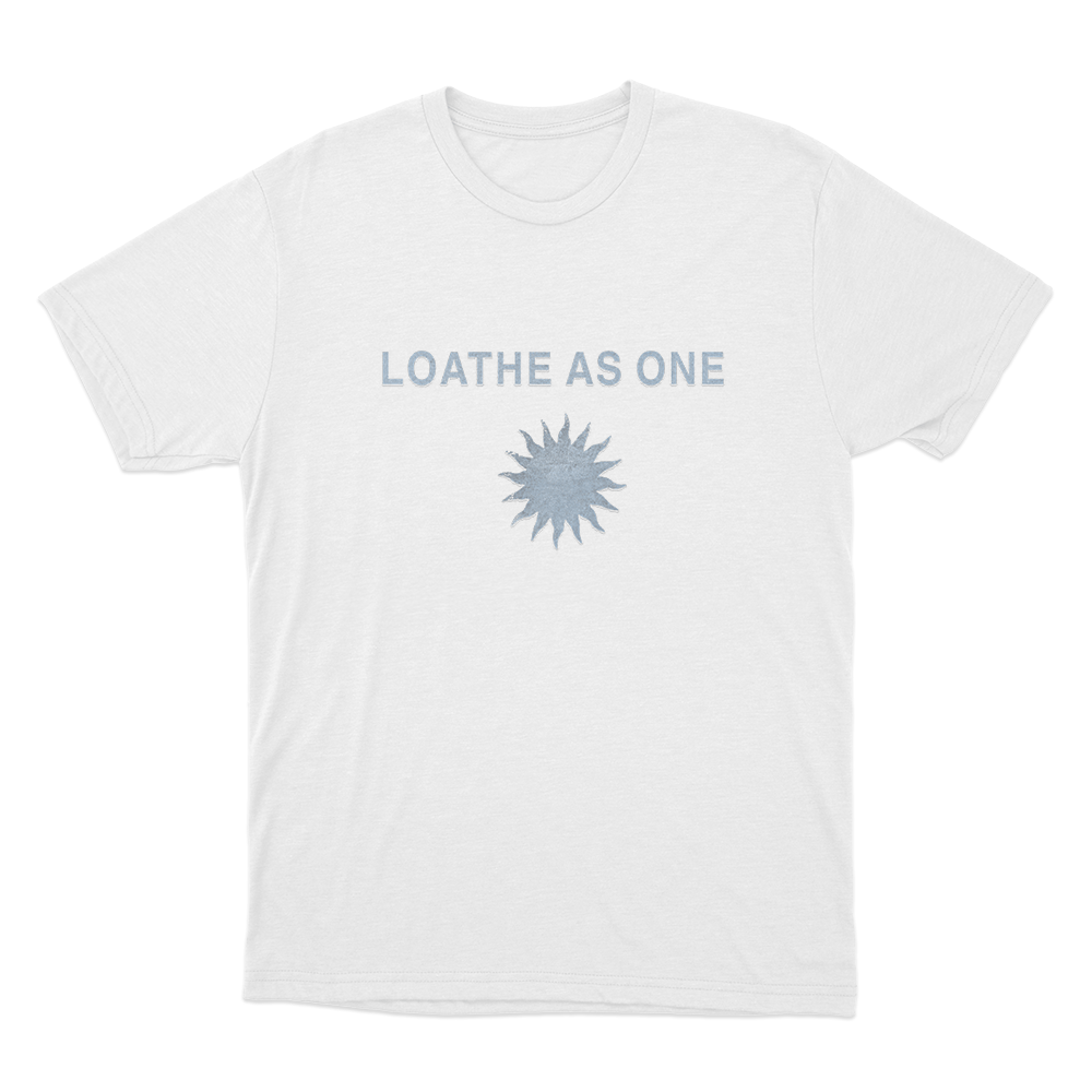 Loathe As One Sun Unisex T Shirt White Loathe As One Sun Unisex T Shirt White
