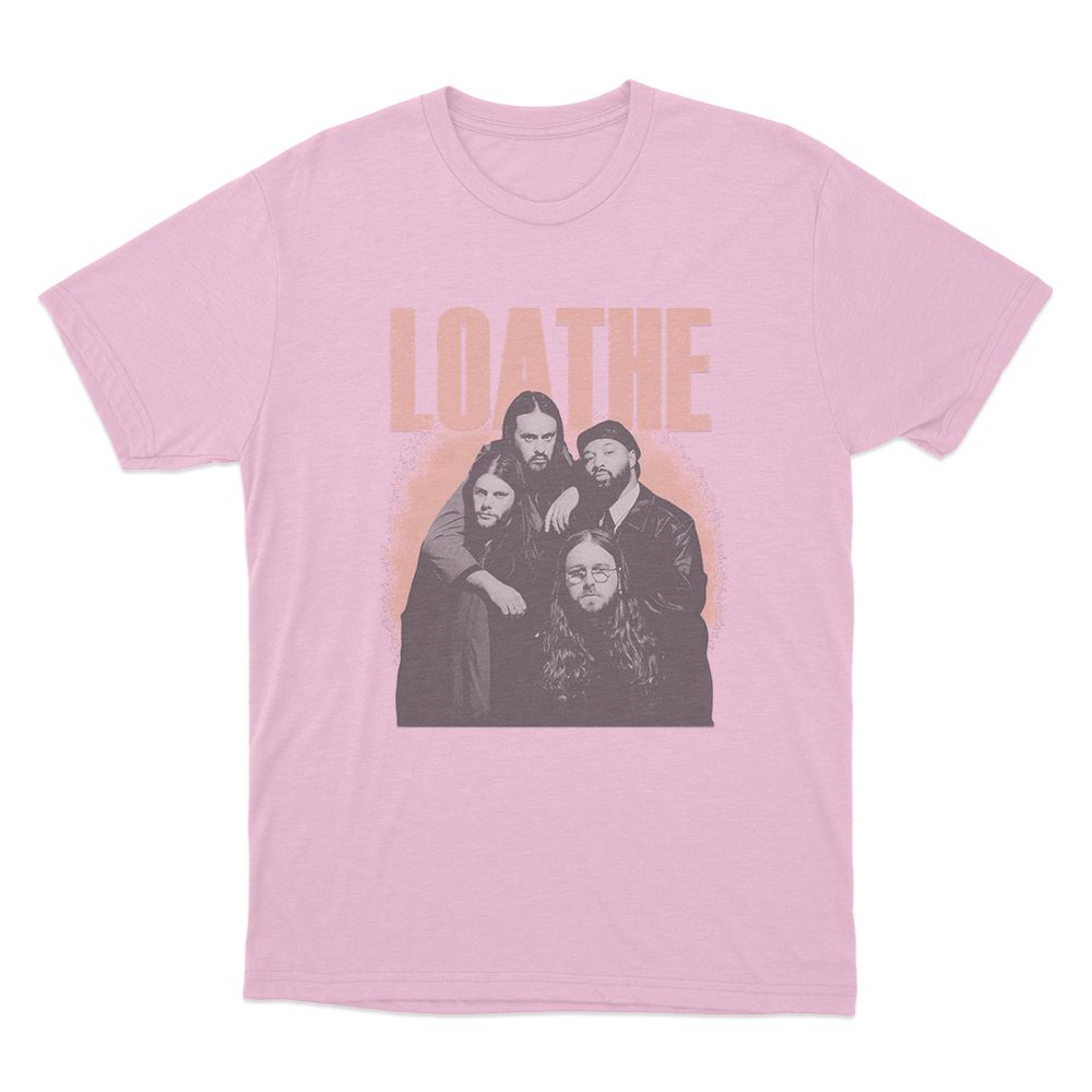 Loathe Band Portrait Unisex T Shirt Pink Loathe Band Portrait Unisex T Shirt Pink