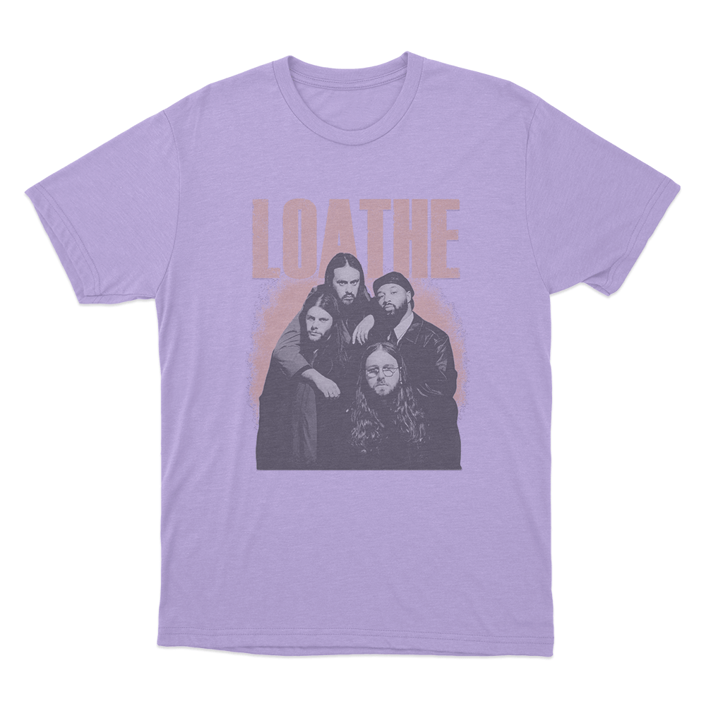 Loathe Band Portrait Unisex T Shirt Purple Loathe Band Portrait Unisex T Shirt Purple