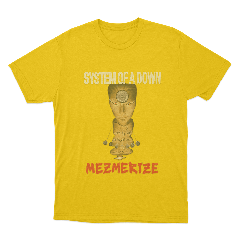 Mezmerize Unisex T Shirt Yellow Mezmerize Unisex T Shirt Yellow