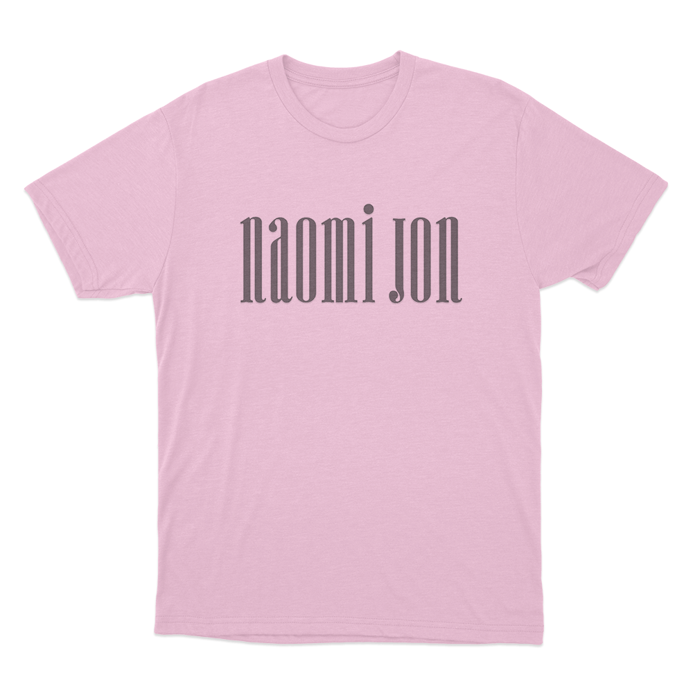 Naomi Jon Logo Unisex T Shirt Pink Naomi Jon Logo Unisex T Shirt Pink
