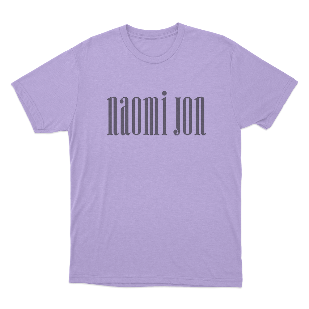Naomi Jon Logo Unisex T Shirt Purple Naomi Jon Logo Unisex T Shirt Purple