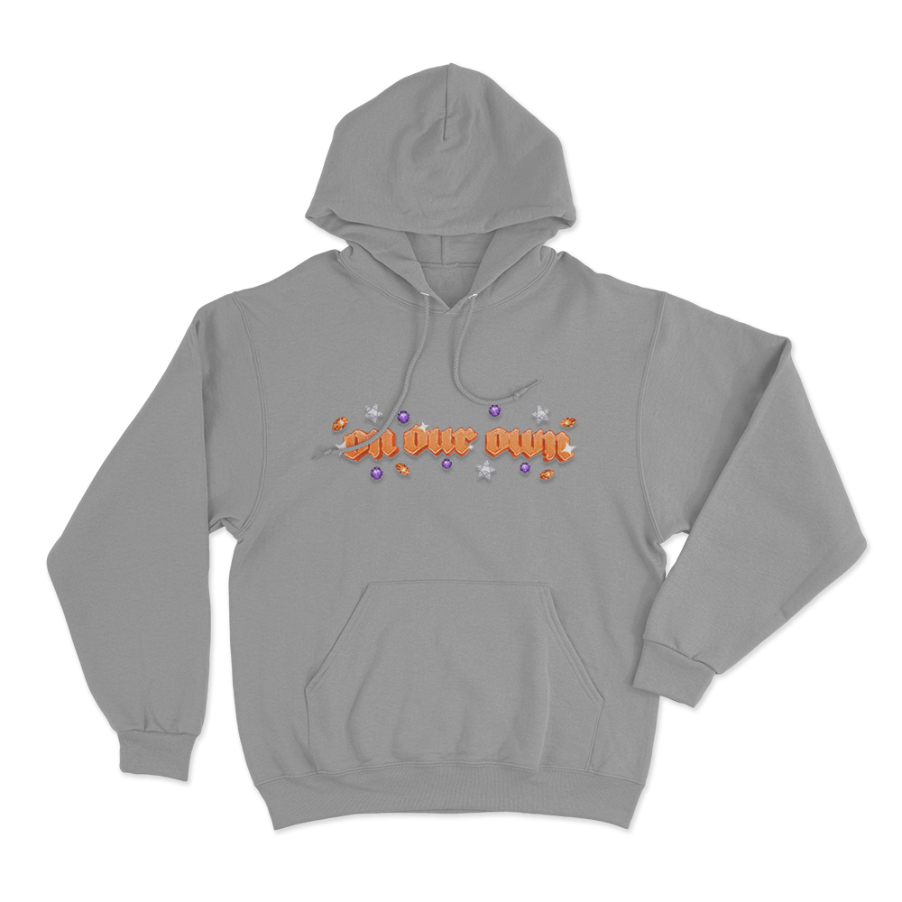 On Our Own Unisex Hoodie Grey On Our Own Unisex Hoodie Grey