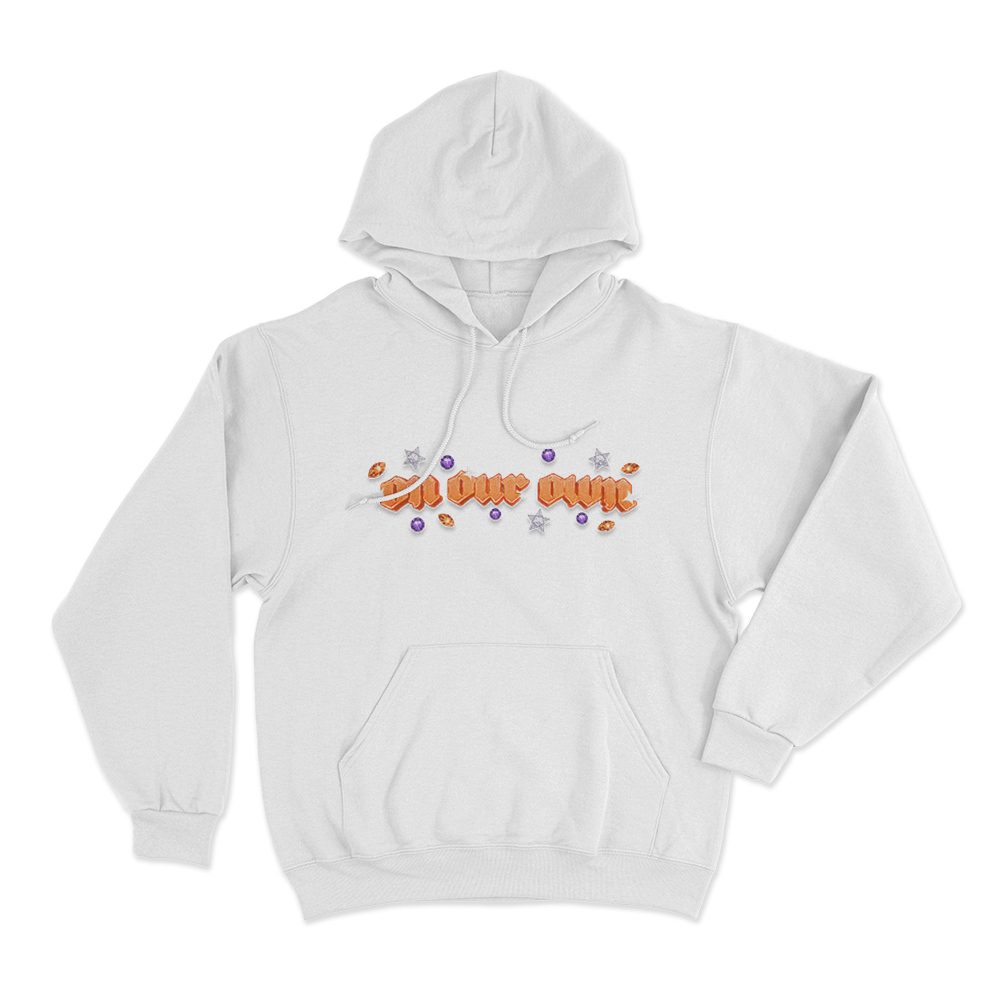 On Our Own Unisex Hoodie White On Our Own Unisex Hoodie White