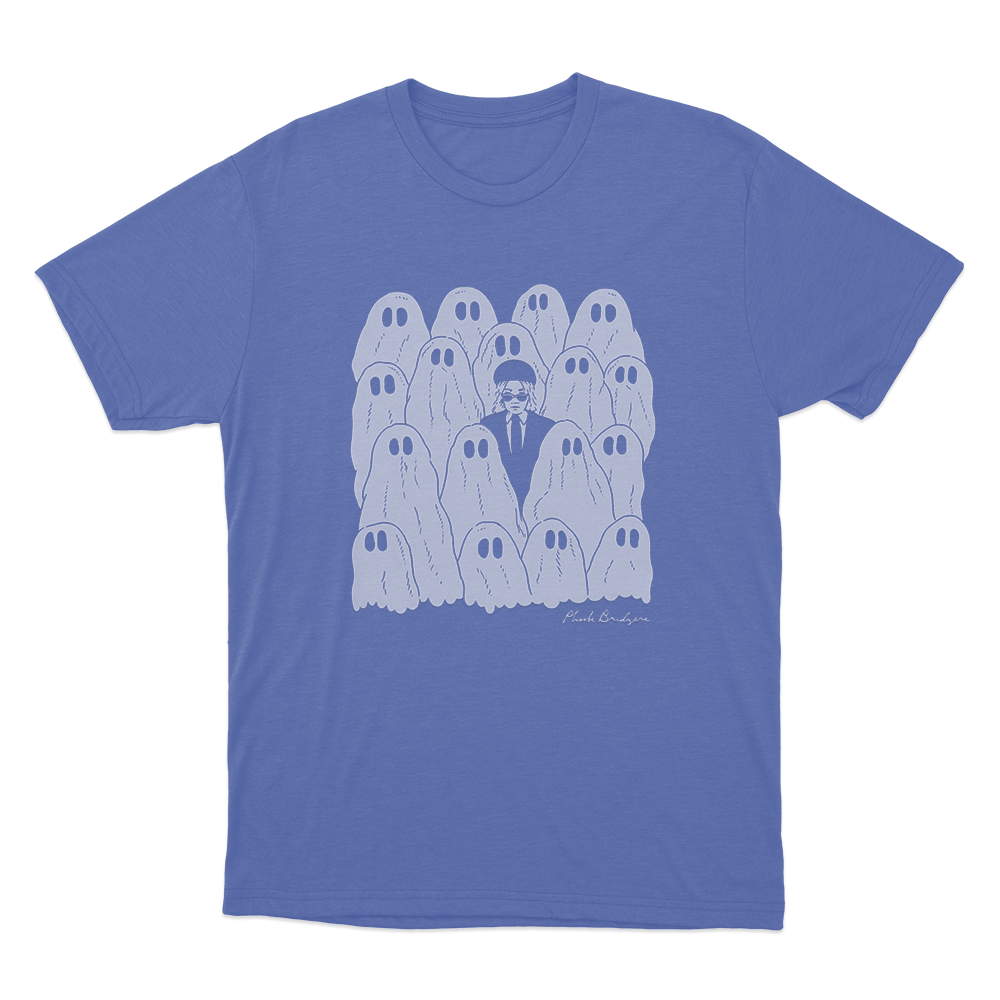 Phoebe Bridgers Ghost Unisex T Shirt Blue Phoebe Bridgers Ghost Unisex T Shirt Blue 1