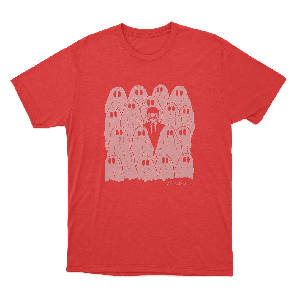 Phoebe Bridgers Ghost Unisex T Shirt Red Phoebe Bridgers Ghost Unisex T Shirt Red 1