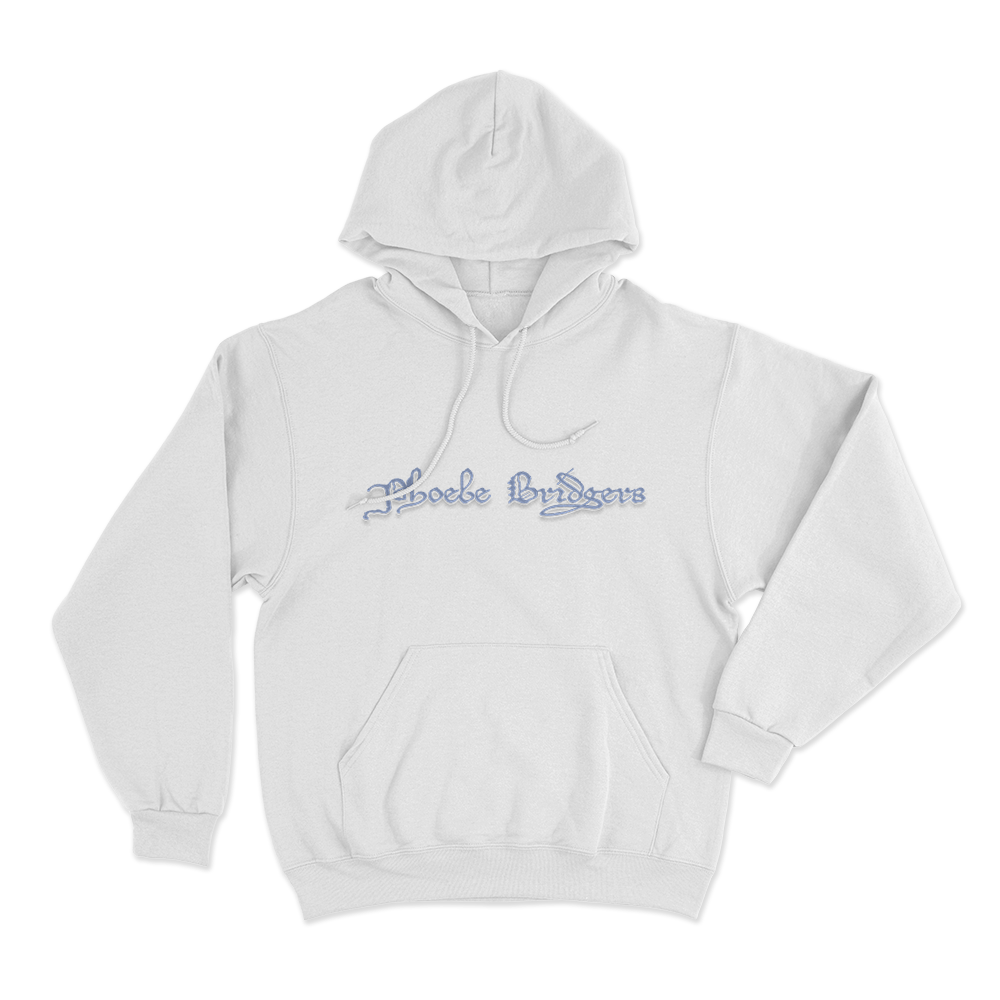 Phoebe Bridgers Logo Unisex Hoodie White Phoebe Bridgers Logo Unisex Hoodie White