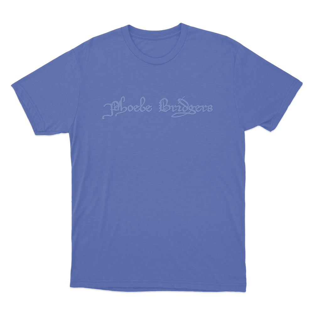 Phoebe Bridgers Logo Unisex T Shirt Blue Phoebe Bridgers Logo Unisex T Shirt Blue