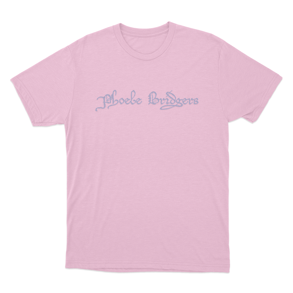 Phoebe Bridgers Logo Unisex T Shirt Pink Phoebe Bridgers Logo Unisex T Shirt Pink