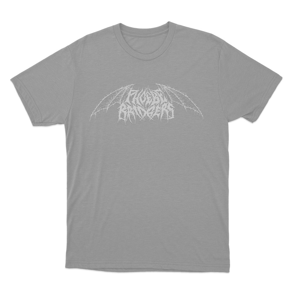Phoebe Bridgers Metal Logo Unisex T Shirt Grey Phoebe Bridgers Metal Logo Unisex T Shirt Grey