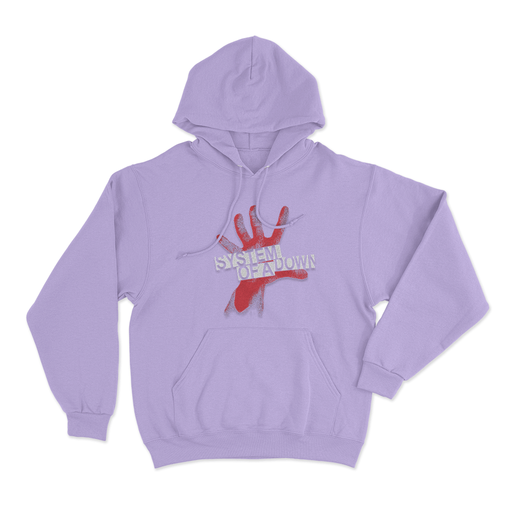 Self Titled Hand Logo Unisex Hoodie Purple Self Titled Hand Logo Unisex Hoodie Purple