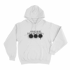 Swedish House Mafia Spray Dots Unisex Hoodie White